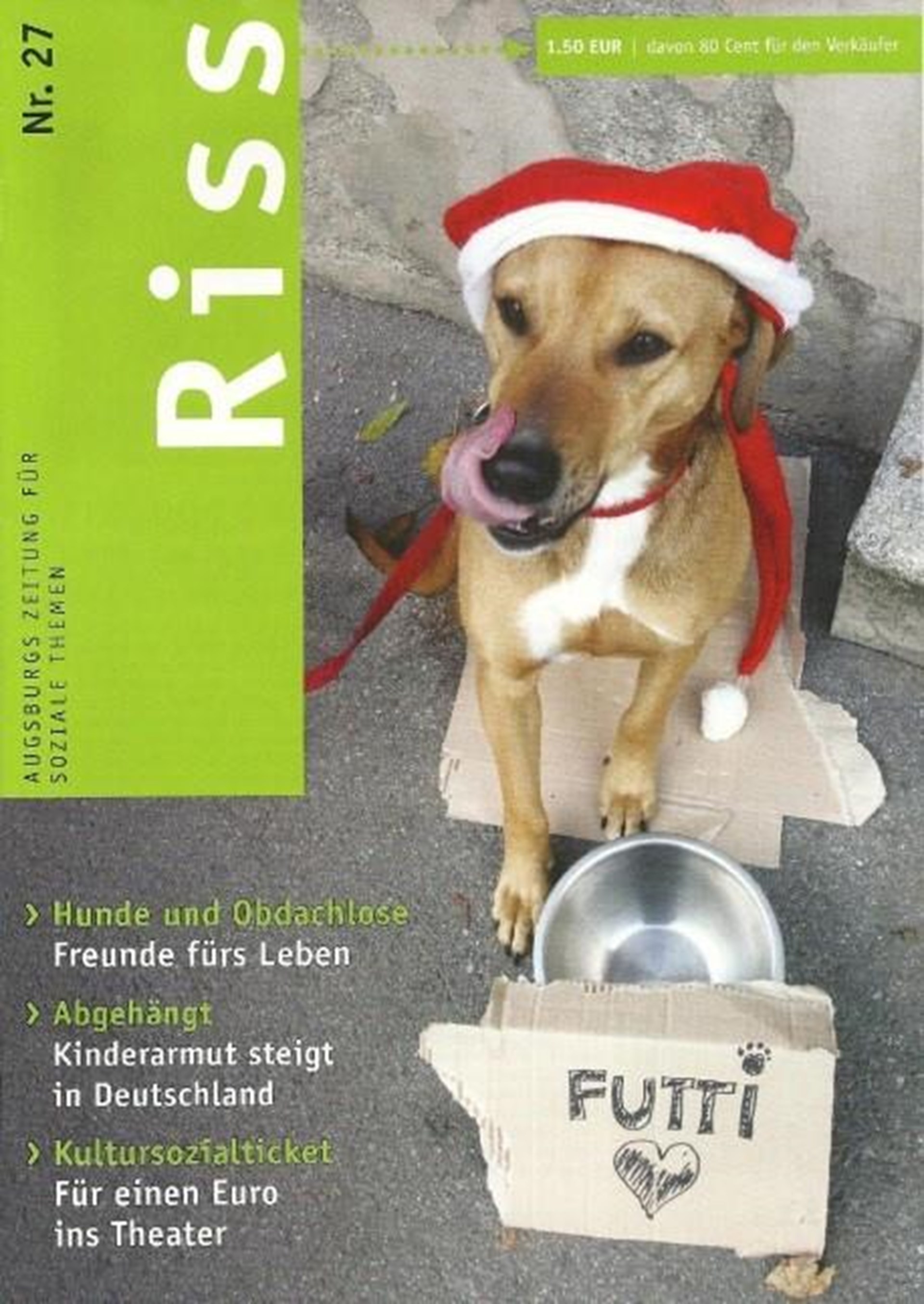 Cover der Straßenzeitung RISS